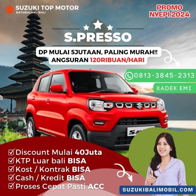 SUZUKI S.PRESSO PROMO NYEPI TAHUN 2024!!!